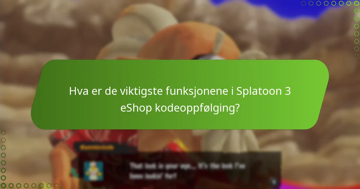 Hvilke plattformer støtter Splatoon 3 eShop kodeoppfølging?