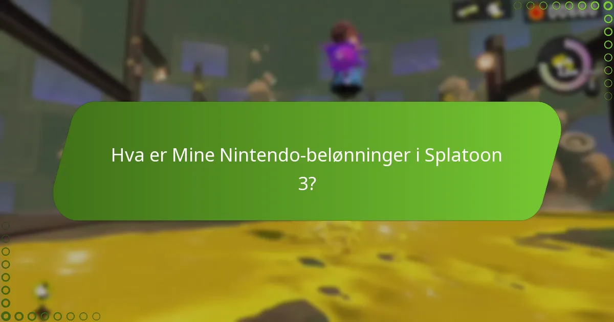 Hvordan innløser jeg koder for Mine Nintendo-belønninger i Splatoon 3?