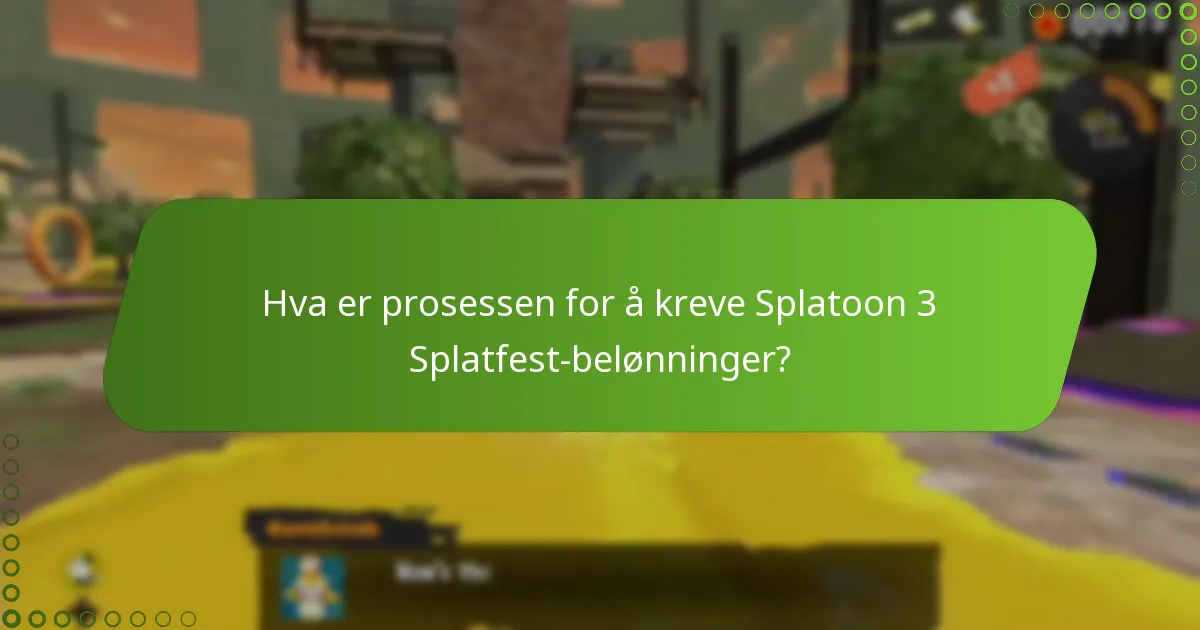 Hvem er kvalifisert for Splatoon 3 Splatfest-belønninger?