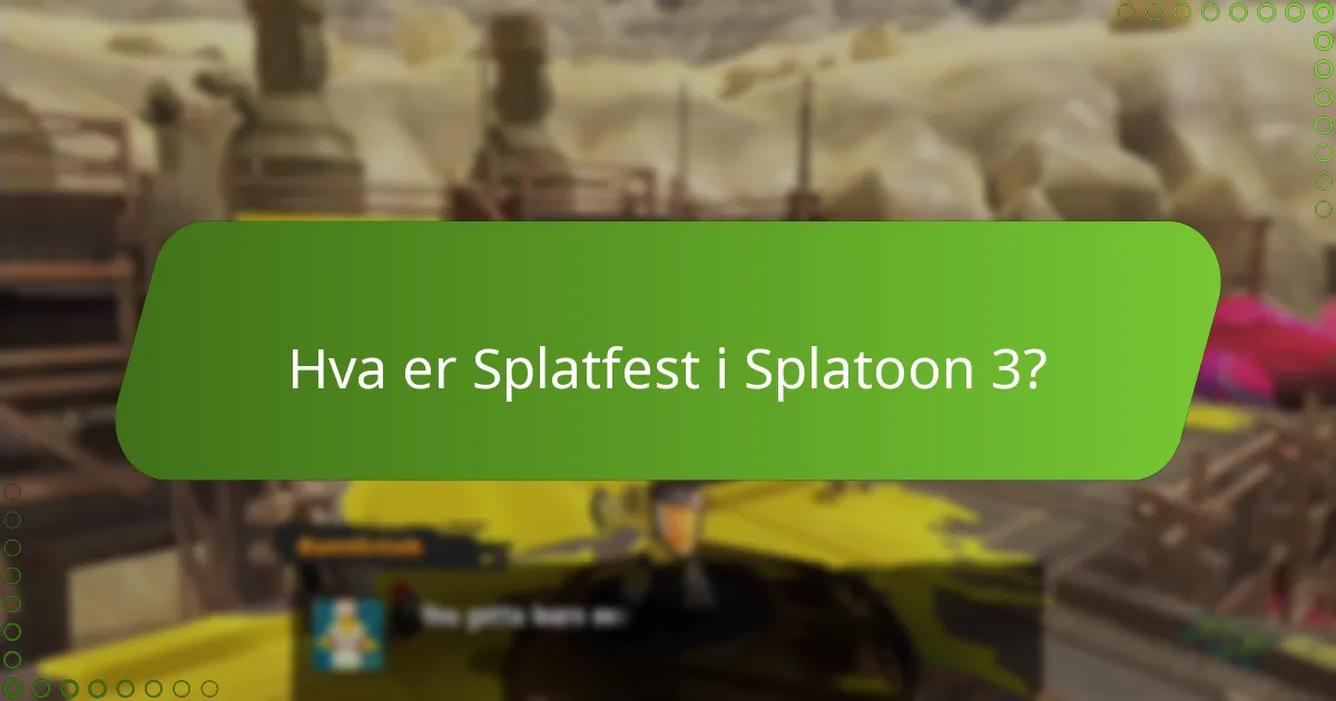 Hvordan kan spillere delta i Splatfest-arrangementer?
