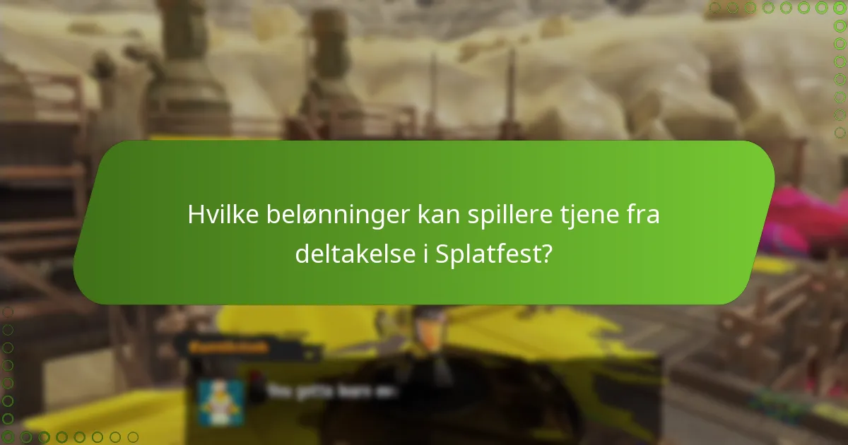 Hvilke strategier kan forbedre Splatfest-ytelsen?