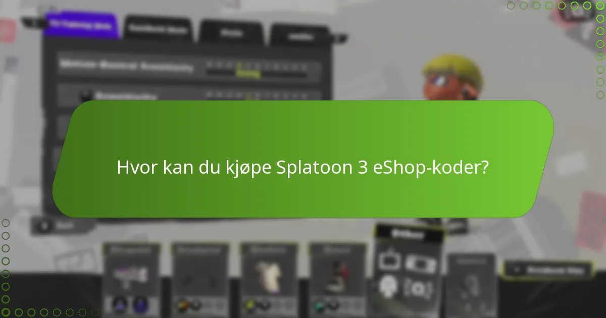 Hvordan sammenlignes Splatoon 3 eShop-kodepolitikk med andre spill?