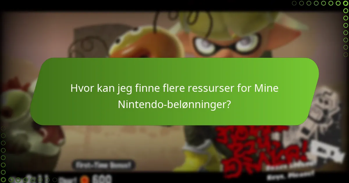 Hva er de vanlige problemene med Mine Nintendo-belønninger?