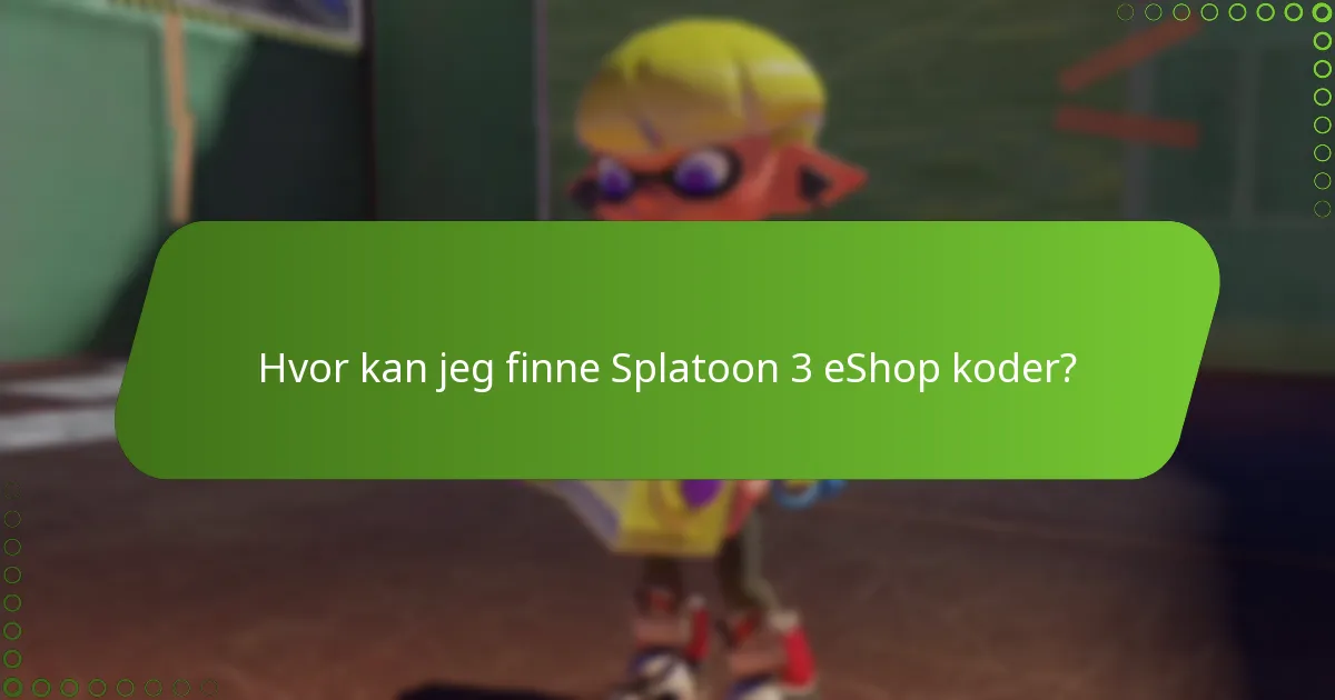 Hva er fordelene med å spore Splatoon 3 eShop koder?