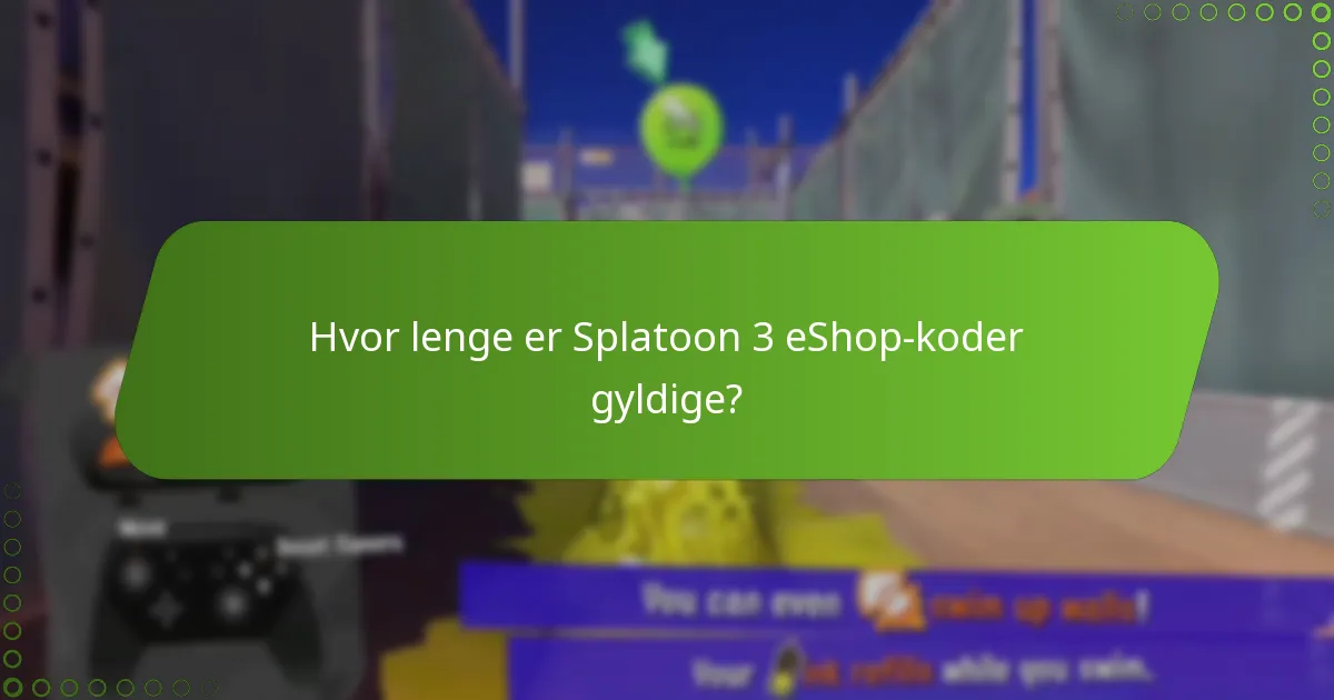 Hvordan løse inn Splatoon 3 eShop-koder?