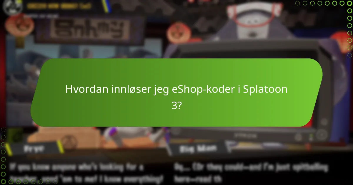 Hvordan sammenlignes Splatoon 3 eShop-koder med andre spillkoder?