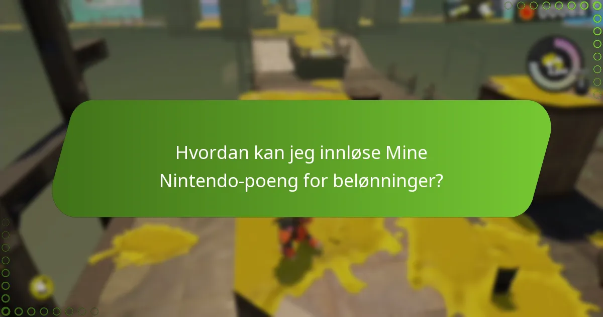Hvordan kan jeg innløse Mine Nintendo-poeng for belønninger?