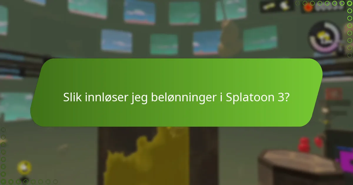 Hvilke belønninger gir best verdi i Splatoon 3?